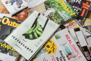 print advertising through magazines